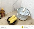 美的（Midea）电煮锅 电火锅 电炒锅 电蒸锅 分体式可拆洗电热锅 家用多功能锅 四季小嗨锅 HGC232301W 配蒸片 实拍图