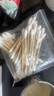 同瑞健 医用棉签 大头棉签 清洁伤口护理棉签塑自封口成人儿童掏耳棉签 双头棉签100支*1袋 实拍图