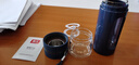 富光玻璃杯 高硼硅泡茶杯子 茶水分离杯 商务办公便携塑玻水杯男女士 实拍图