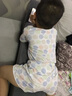 小素材儿童睡衣夏季薄款宝宝衣服套装竹纤维空调服春秋家居服男童女童 幼宝熊套头粉 130 实拍图