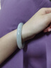 印象眸【价保618】天山翠玉手镯宽条飘绿玉石镯子约57-58mm送女友礼物 实拍图