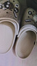 卡骆驰（CROCS）贝雅卡骆班洞洞鞋轻便耐磨一脚蹬休闲鞋女鞋时尚沙滩鞋|205089 白/深蓝-126(含智必星) 36 /37(220mm) 实拍图