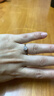 央创时尚求婚钻戒戒指女士1一克拉莫桑石S925道具单戒婚戒女款银戒指女款 实拍图