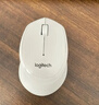 罗技（Logitech）M330 静音鼠标 无线鼠标 办公鼠标 右手鼠标 带无线微型接收器 白色 实拍图