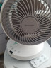 夏普 （SHARP）电风扇空气循环扇家用台扇低噪电风扇摇头涡轮对流大风力办公室宿舍桌面风扇节能小风扇 【遥控款】抗菌扇叶+净化除菌+香薰驱蚊 实拍图