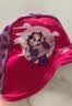速比涛（Speedo）印花泳帽婴幼儿游泳布帽 粉色/紫色 实拍图
