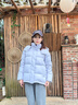 波司登（BOSIDENG）反季羽绒【小蛮腰】羽绒服商场同款女90绒可脱卸帽显瘦保暖外套 【店长推荐】丁香草紫6435 XS 155/80A 体重约100斤以内 实拍图