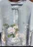 秋芙罗妈妈夏装透气水墨套装50岁60中老年女装洋气高端70岁80宽松衣服 实拍图