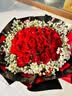 幽客玉品鲜花速递红玫瑰花束表白送女友老婆生日礼物全国同城配送 33朵红玫瑰花束—女王款 实拍图