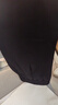 FitonTon高腰喇叭裤女春夏显瘦松紧腰马蹄裤垂感弹力休闲裤黑色微喇裤 实拍图