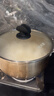 炊大皇304不锈钢汤锅+蒸屉 汤蒸炖锅蒸锅双耳煮粥煮面 22cm 电磁炉通用 实拍图