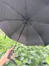 C'mon 全自动晴雨伞三折大号防紫外线防晒太阳伞遮阳伞男士自动伞 黑色 实拍图