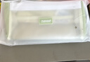 never巨能装笔袋2.0ins风帆布高颜值铅笔袋小众透明袋简约糖果色学生女孩学习文具大容量防污笔袋 藏青色-大号（大约容纳50支笔） 实拍图
