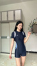 安踏（ANTA）泳衣女士连体平角游泳衣女2026保守遮肚显瘦防晒抗氯速干温泉泳装 实拍图
