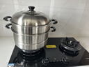 苏泊尔SUPOR 好帮手304不锈钢双层复底32cm蒸锅汤锅高拱盖蒸笼SZ32B5 实拍图