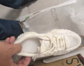 百思图时髦增高老爹鞋网面透气运动休闲鞋D3053BM5 米色 36 实拍图