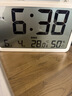 多利科日本温湿度计巨屏时钟客厅摆件超大屏时钟家居装饰摆件 实拍图