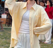 小野和子【关晓彤同款】衬衫防晒衣女防紫外线夏季新款高端冰丝防晒服外套 实拍图