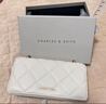 CHARLES&KEITH质感菱格链条小方钱包女包包女包生日礼物送女友CK6-10680924 Cream奶白色 XS 实拍图