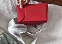 CHARLES&KEITH鳄鱼纹凯莉包手提斜挎婚包包女包生日礼物送女友CK2-50270880-1 CK2-50270880-A Tomato Red番茄朱红 S 实拍图