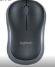 罗技（Logitech）M185鼠标 无线鼠标 办公鼠标 对称鼠标 黑色灰边 带无线2.4G接收器 实拍图
