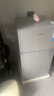 志高（CHIGO）小冰箱迷你小型家用冷藏冷冻两用宿舍出租房用双门办公室电冰箱节能省电 【一级能效】76L银色【全国联保丨节能省电】 实拍图