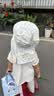 戴维贝拉儿童帽子夏季女童薄款网眼户外遮阳帽透气防晒太阳帽 实拍图