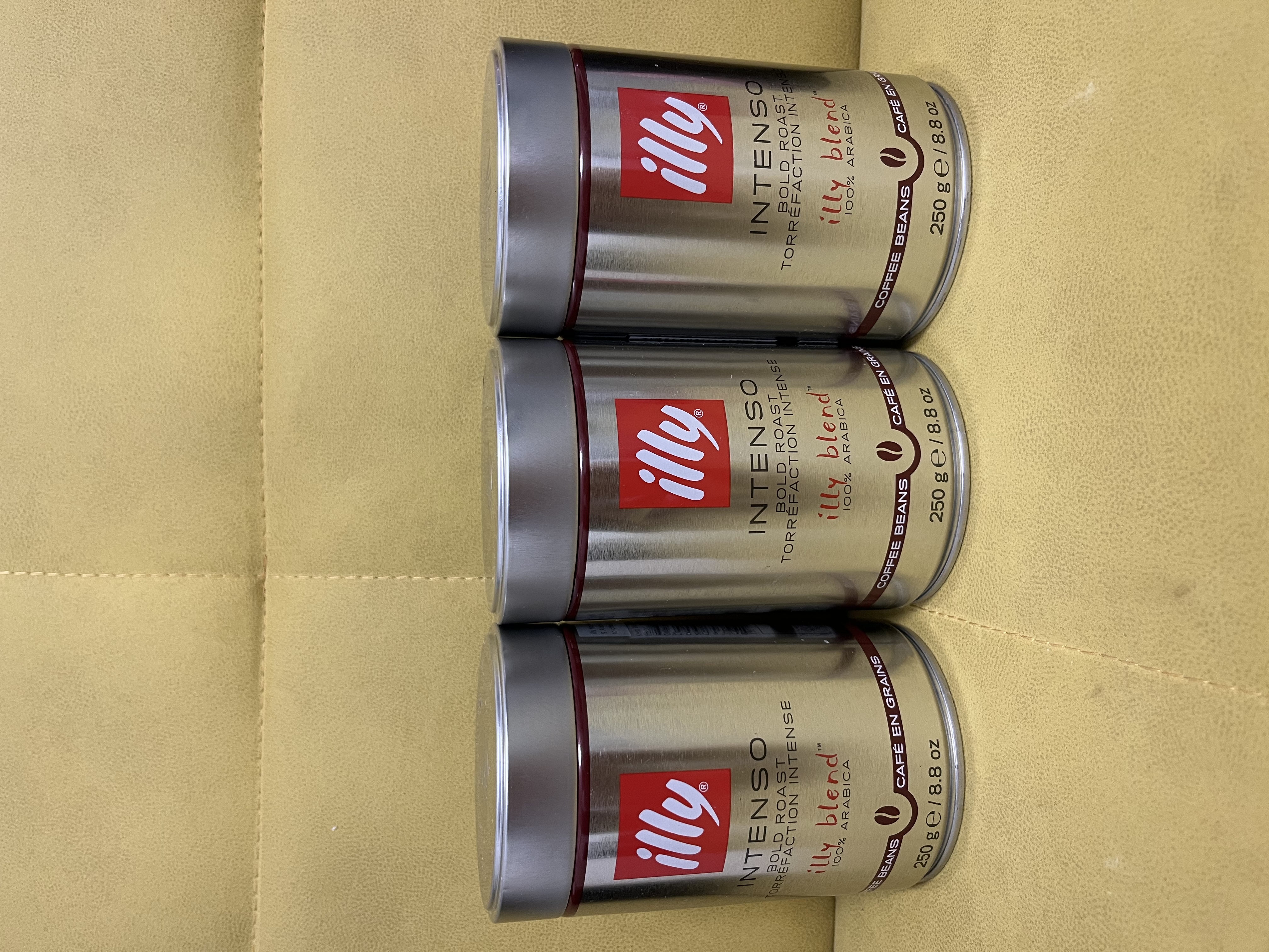 ILLY意利意大利进口意式黑咖啡  深烘咖啡豆250g*3罐中秋礼品 实拍图