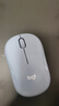 罗技（Logitech）M221 轻音鼠标 无线鼠标 办公鼠标 对称鼠标 带无线微型接收器 雾霭蓝 实拍图