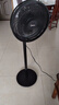美的（Midea）【超级单品】七叶轻音立式电风扇家用柔风落地扇台式桌面小型风扇大风量节能摇头宿舍电扇 SAF30AB 实拍图