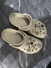 卡骆驰（CROCS）檀健次同款经典洞洞鞋轻便百搭女沙滩鞋包头拖鞋男鞋|10001 骨白色-2Y2(含智必星) 37 /38(230mm) 实拍图