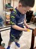 361°儿童泳衣男童分体中大童游泳衣平角泳裤两件套男孩泡温泉泳装 实拍图