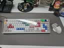 TickType塔塔次方机械键盘DP104三模2.4G蓝牙HiFi成品办公学生游戏铝坨坨无畏契约三角洲 PP静轴像素白 实拍图