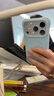 CASETIFY CHROMATIC: HUES 炫彩/纯色波漾手机壳 MagSafe  适用于苹果iPhone17/16 Pro/Max手机保护壳 【新色上市】天青色 iPhone 17 Pro 实拍图