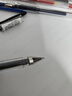 uni三菱 UM-100学生用中性笔签字笔混色(替芯UMR-5)0.5mm（3黑1蓝1红）5支装 实拍图