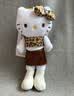 三丽鸥（SANRIO）NIC长腿棕豹纹HelloKitty毛绒挂件钥匙扣包包挂饰生日礼物玩具 实拍图