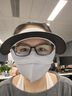 蕉下（beneunder）脸基尼防晒口罩女防紫外线夏季冰丝骑行帽檐全脸防晒面罩AL333 实拍图