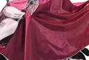 雨衣电动车摩托车雨披成人男女单人双帽檐雨衣加大加厚骑行雨衣 中号单人双帽横宽1.6米 枣红 实拍图