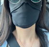 蕉下（beneunder）冰丝防晒口罩女防晒面罩护眼角夏季骑行遮阳脸基尼防紫外线AL833 实拍图