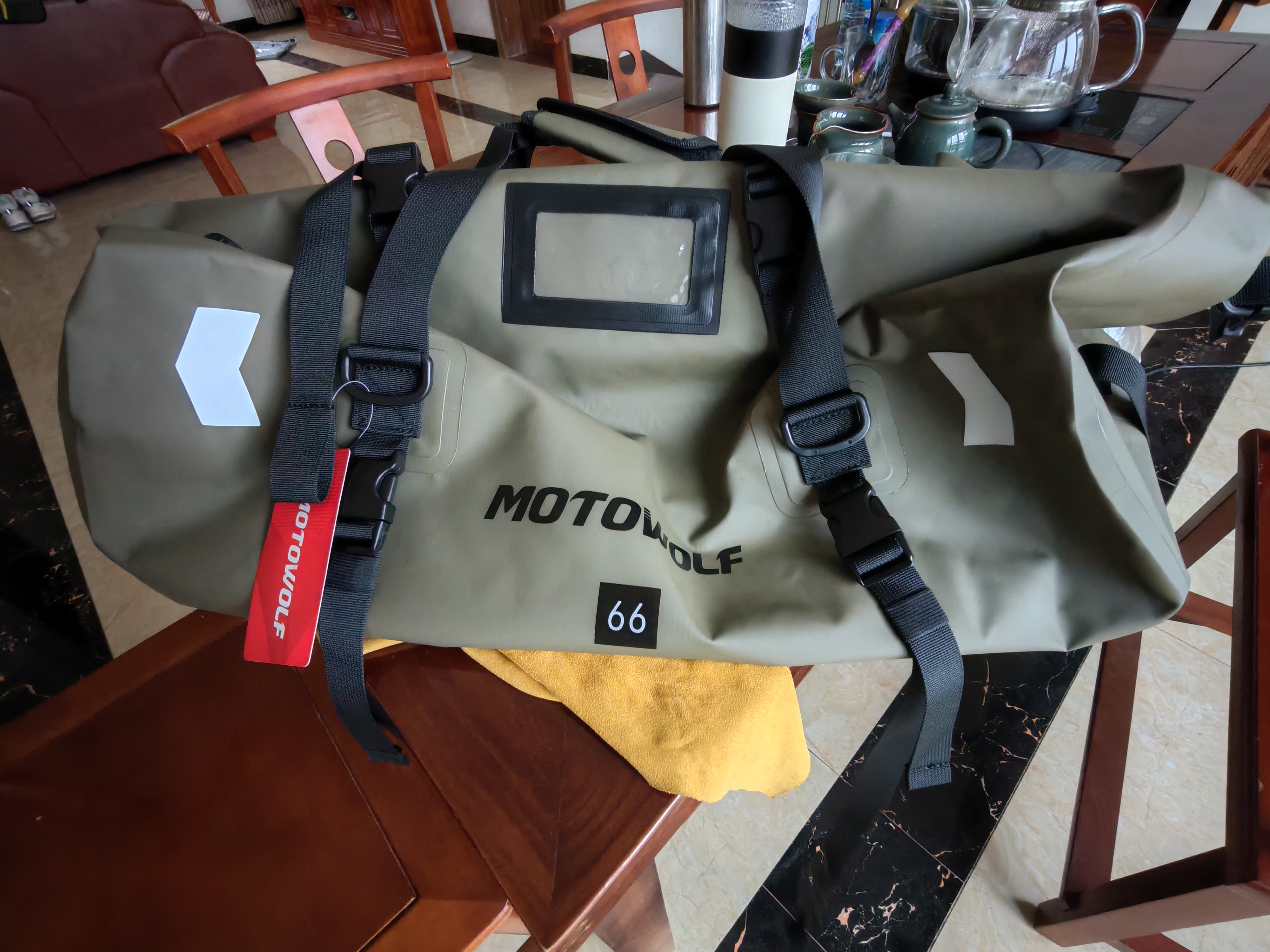 摩多狼（MOTOWOLF）摩托车骑行后尾包骑士装备拉力车摩旅防水背包摩托车驮包机车装备 实拍图