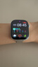 Apple/苹果 Watch S11 智能手表GPS款46毫米银色铝金属表壳雾紫色运动型表带S/M MEVW4CH/B 实拍图