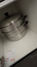 苏泊尔SUPOR 好帮手304不锈钢双层复底32cm蒸锅汤锅高拱盖蒸笼SZ32B5 实拍图