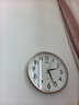 康巴丝（Compas）挂钟客厅静音简约客厅石英钟表挂墙时钟 c2855 金色 26cm直径 实拍图