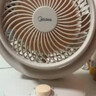 美的（Midea）【暴风循环】空气循环扇大风量摇头电风扇家用台式落地扇轻音卧室节能小风扇柔风轻羽扇 FGA24TQ 实拍图