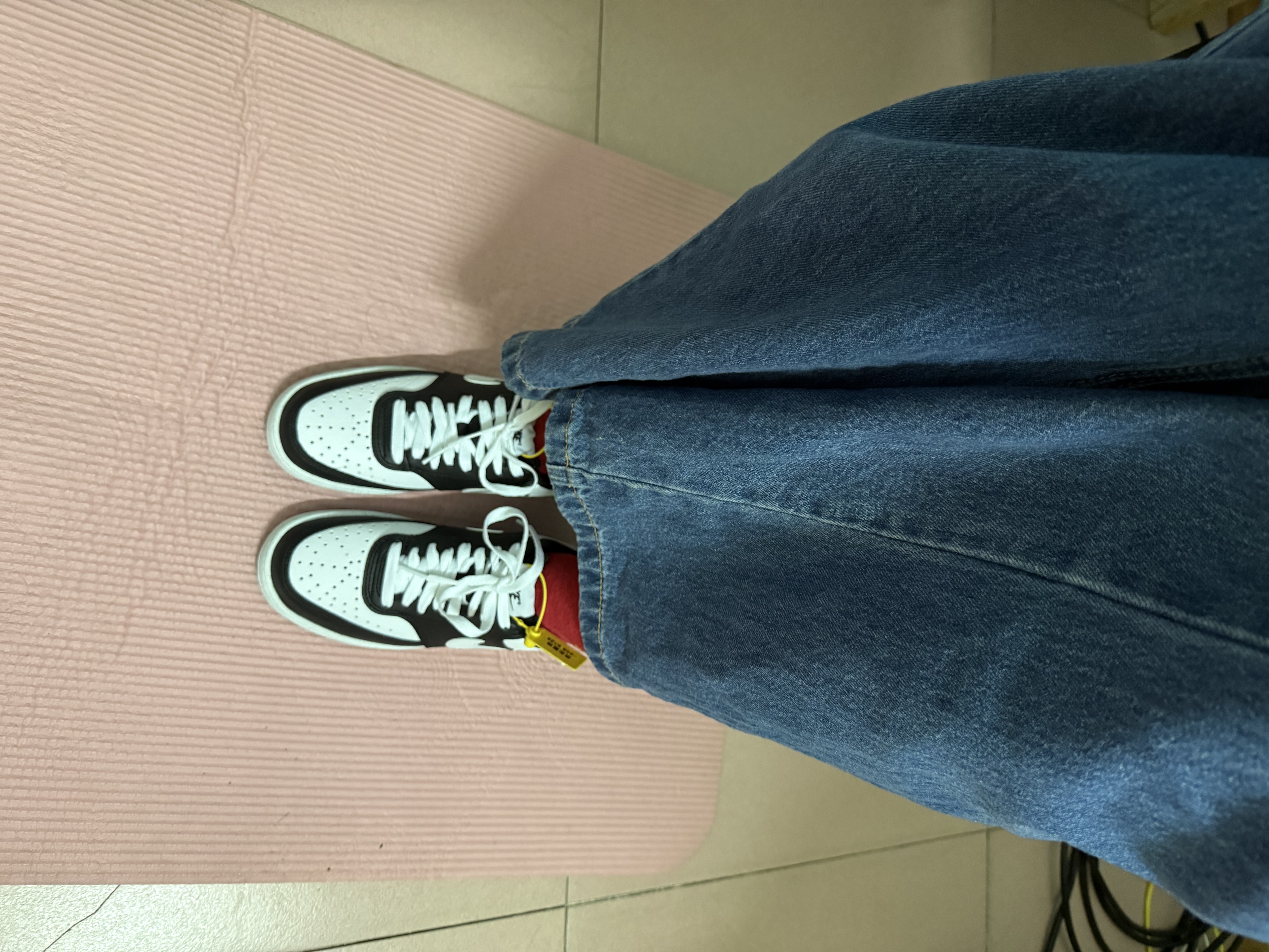耐克NIKE板鞋女子减震COURT VISION运动鞋DH3158-003黑白36.5 实拍图