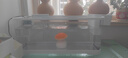 阔庭（KUOTING）鱼缸水族箱客厅桌面生态造景家用带灯制氧过滤鱼缸白色【大号】 实拍图