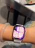Apple/苹果 Watch S11 智能手表GPS款42毫米玫瑰金色铝金属表壳淡桃粉色运动型表带M/L MEUP4CH/B情人节 实拍图