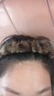 秋冬气质豹纹毛绒发箍女带齿洗脸压发头箍高颅顶防滑碎发整理发卡 豹纹毛绒发箍【浅咖色】 实拍图
