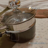 双枪（Suncha）钛陶瓷奶锅不粘锅辅食锅0氟小奶锅汤锅泡面锅炉灶通用 18cm带蒸笼 实拍图