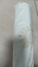 天堂伞 防紫外线晴雨伞三折 便携折叠防晒太阳伞遮阳伞两用伞星河水光蓝 实拍图